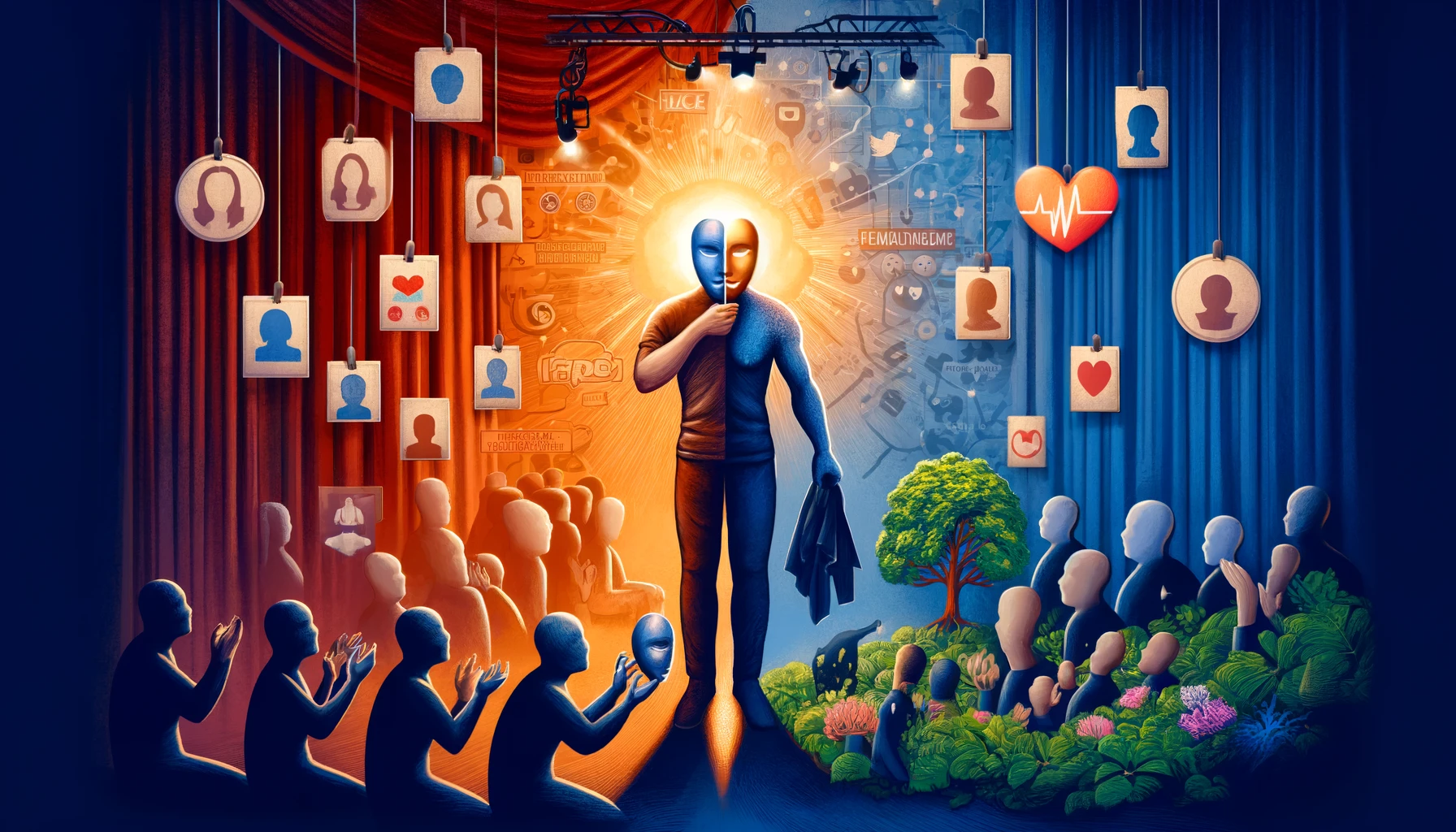 Representing Authenticity Fake People: Navigating Social Masks and Authenticity Lumende | Blog